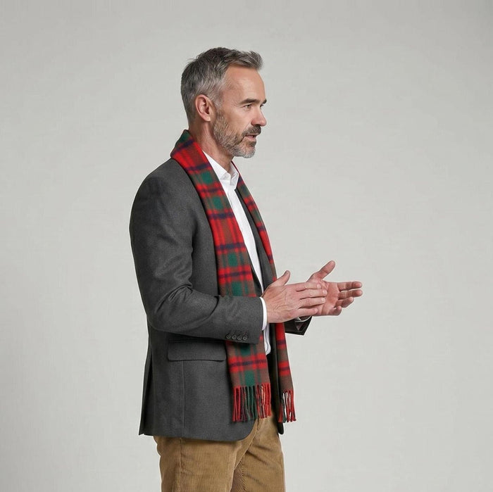 Tartan of Scotland 100% Pure New Wool Clan Scarf - MacIntosh - Heritage Of Scotland -