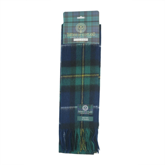 Tartan of Scotland 100% Pure New Wool Clan Scarf - MacNeil of Barra - Heritage Of Scotland -