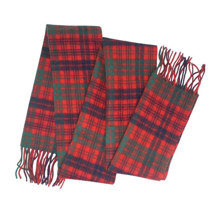 Tartan of Scotland 100% Pure New Wool Clan Scarf - Ross Red - Heritage Of Scotland -