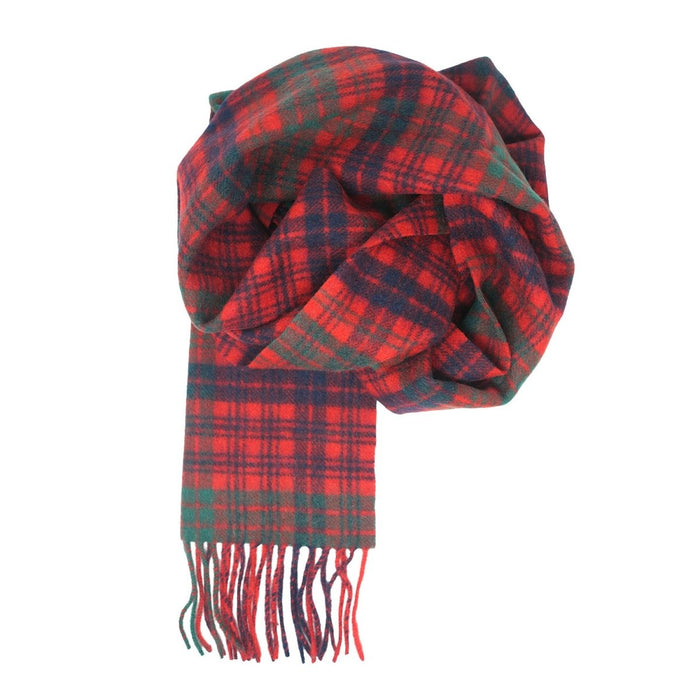 Tartan of Scotland 100% Pure New Wool Clan Scarf - Ross Red - Heritage Of Scotland -
