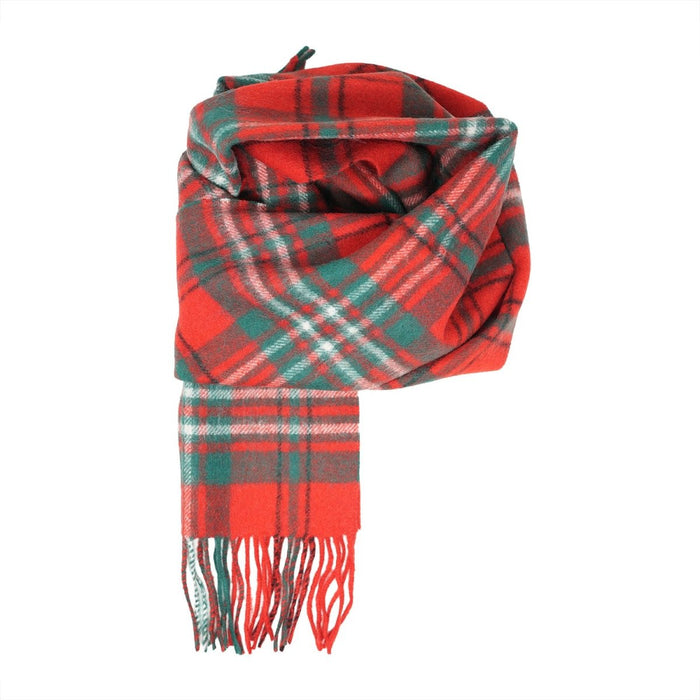 Tartan of Scotland 100% Pure New Wool Clan Scarf - Scott Red - Heritage Of Scotland -