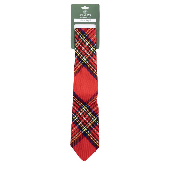 Tartan Tie Stewart Royal - Heritage Of Scotland - STEWART ROYAL