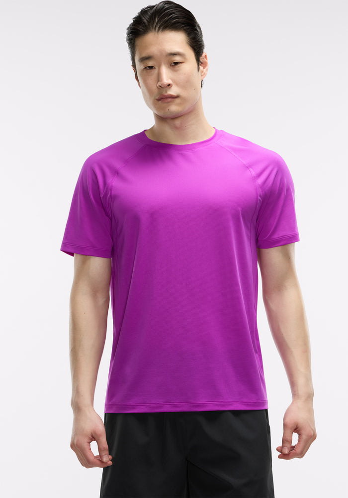 Textured Mesh Performance Short Sleeve
