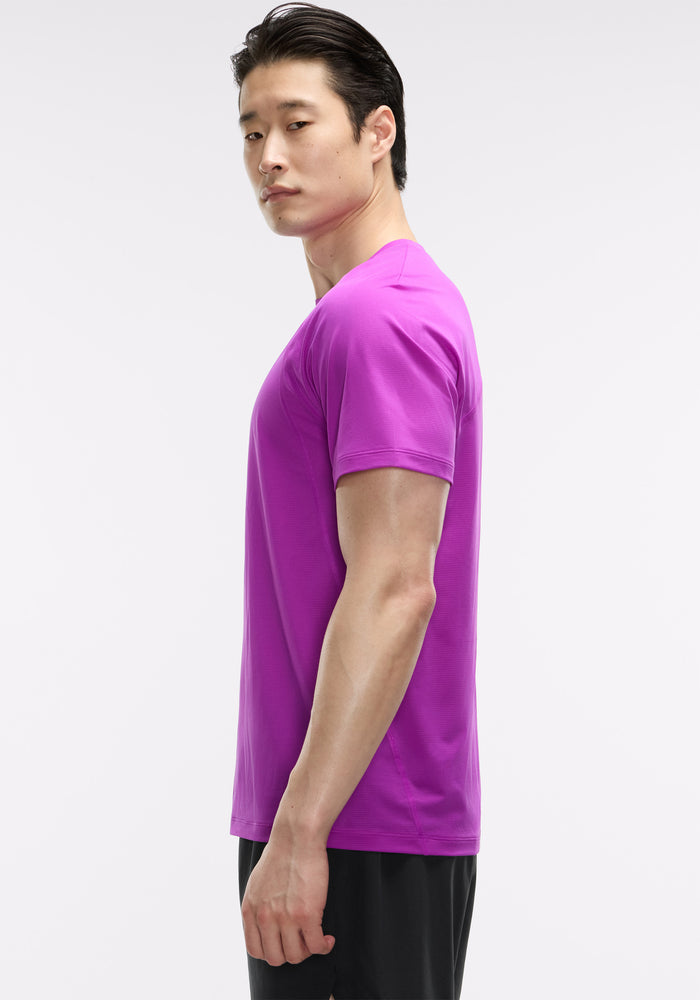 Textured Mesh Performance Short Sleeve