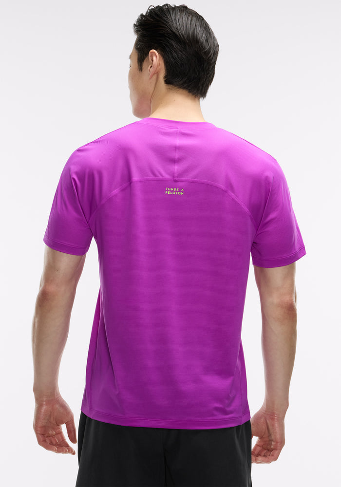 Textured Mesh Performance Short Sleeve