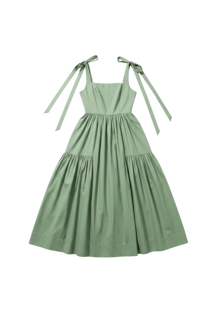 The Cozette Dress in Juniper