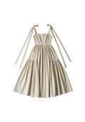 The Cozette Dress in Natural