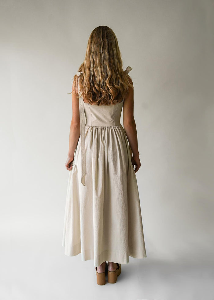 The Cozette Dress in Natural