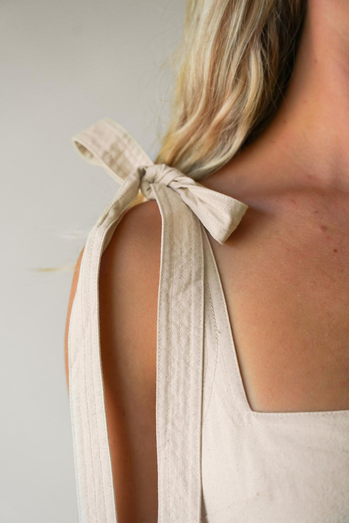 The Cozette Dress in Natural