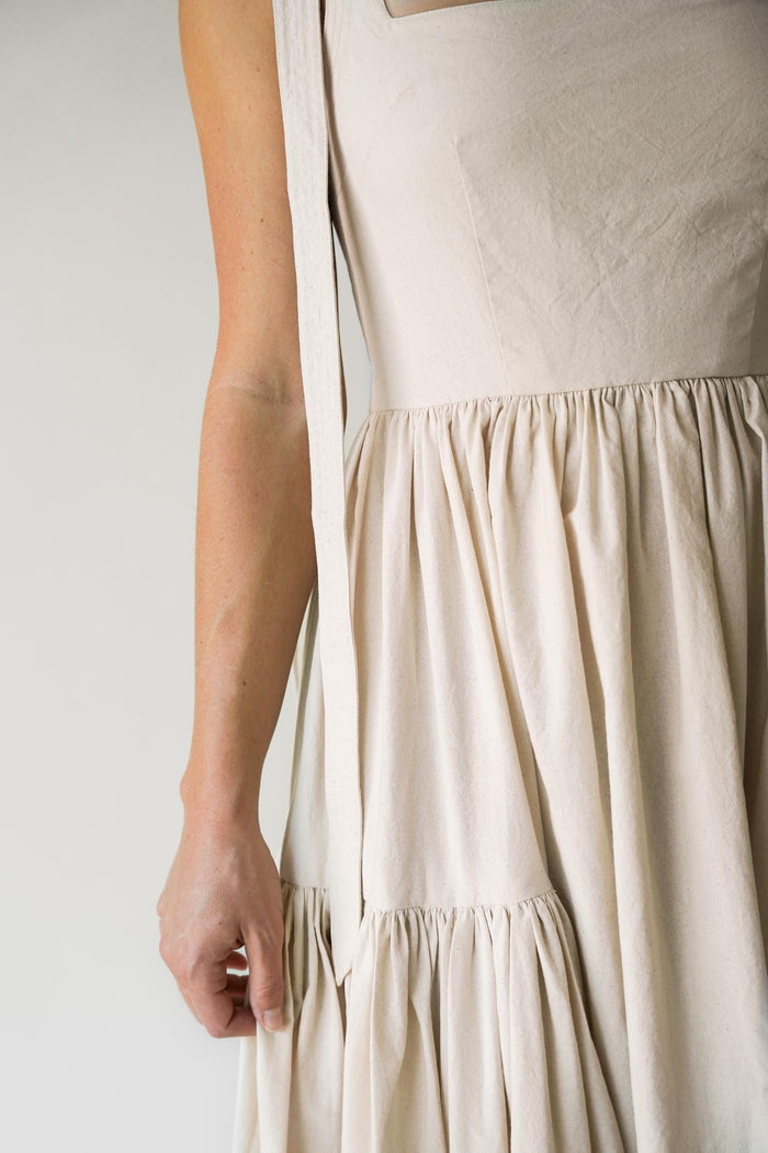 The Cozette Dress in Natural