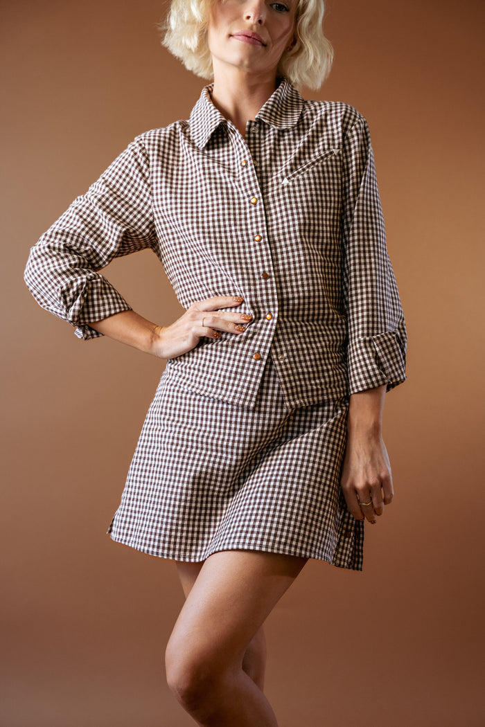 The Felicity Skort in Gingham