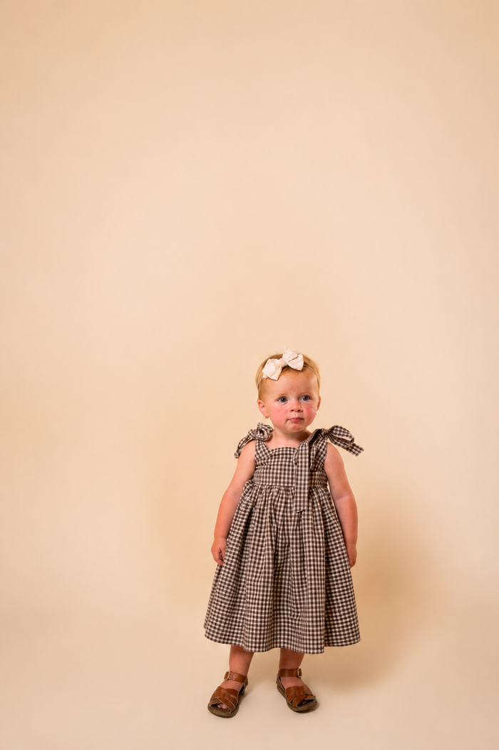The Girls Cozette Dress in Gingham - PRE-ORDER