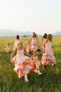 The Girls Millie Dress in Pink Bloom - PRE-ORDER