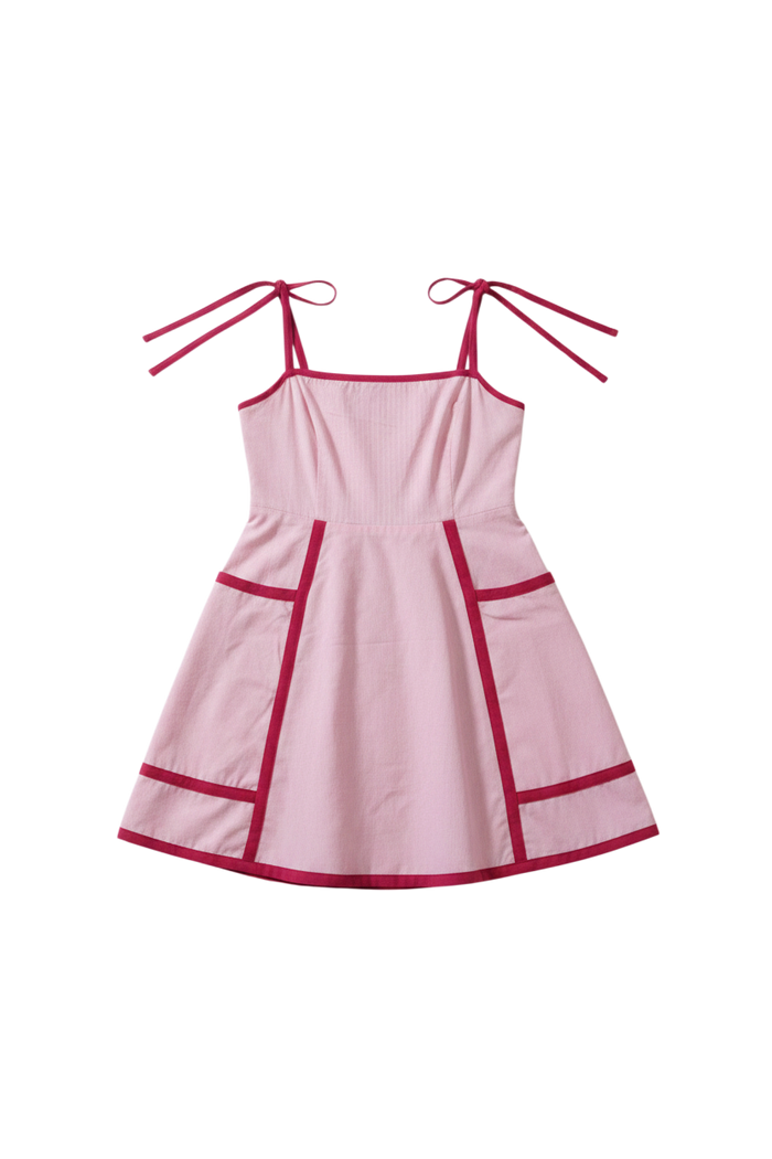 The Jane Dress in Pink Bloom & Berry Cloth