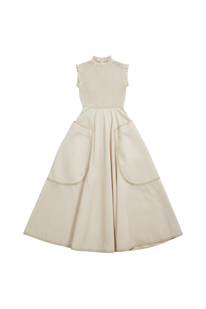 The Margot Dress in Natural