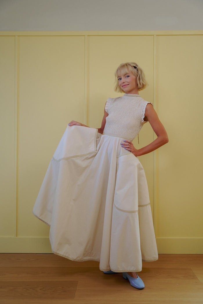 The Margot Dress in Natural