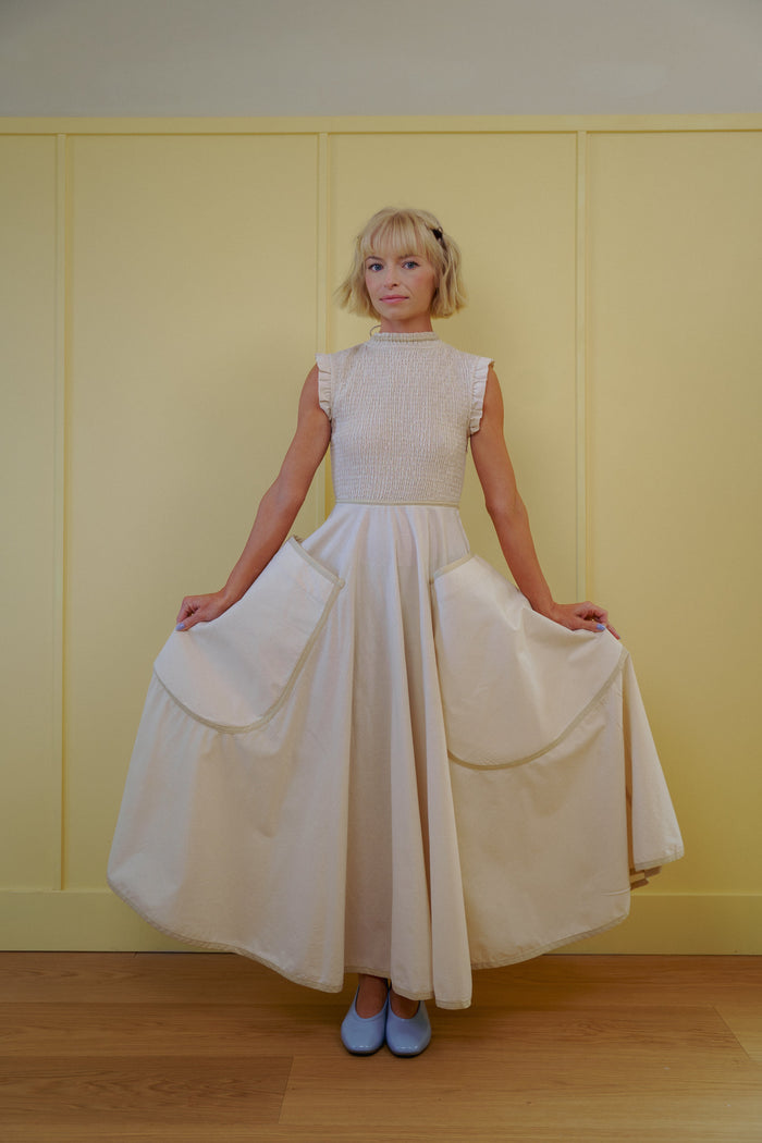 The Margot Dress in Natural