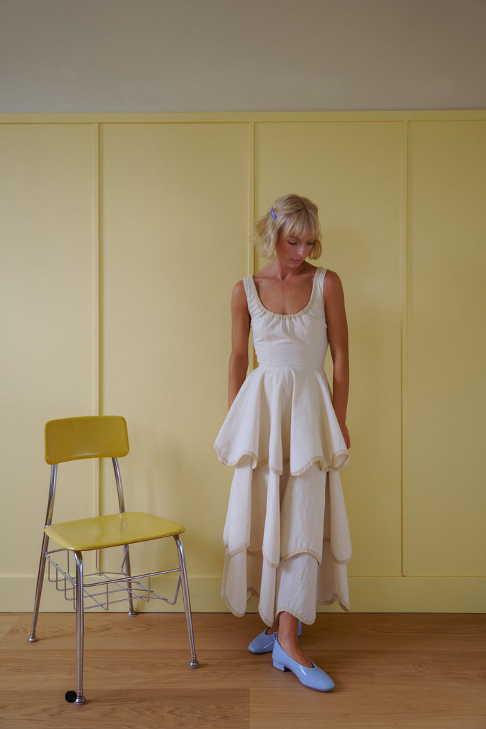 The Millie Dress in Natural
