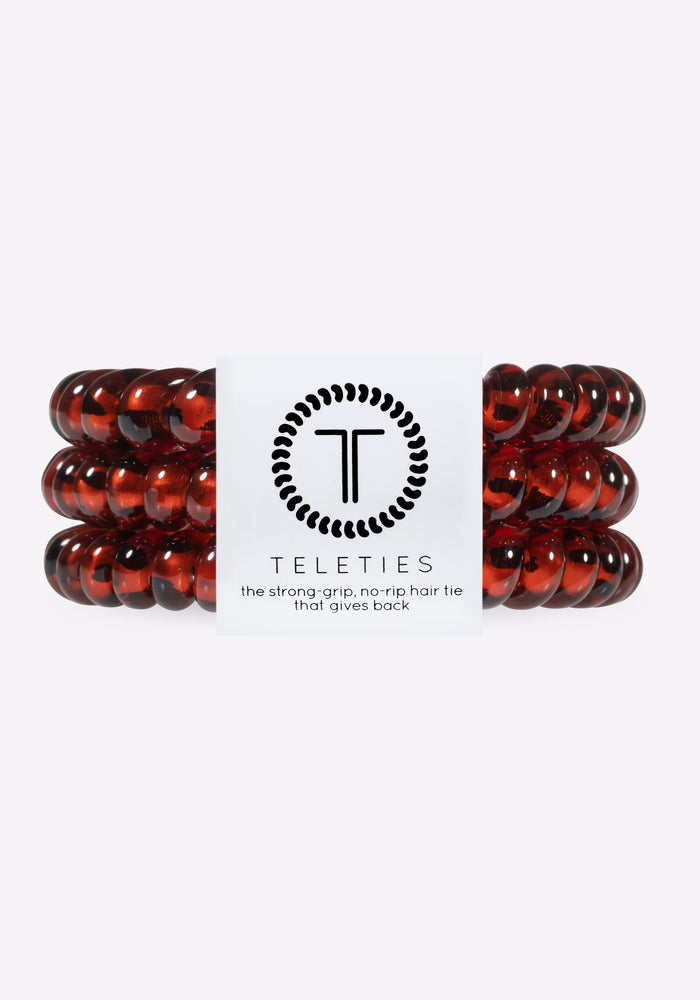 Tortoise Small Hair Ties - 3 Pack