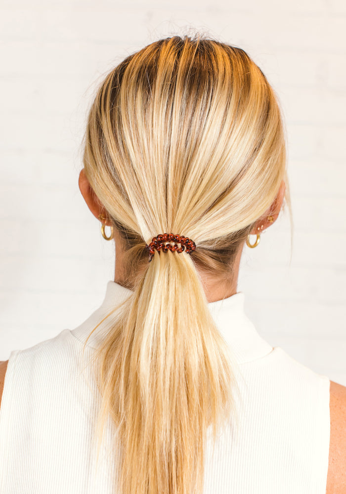 Tortoise Small Hair Ties - 3 Pack