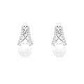 Trinity Knot Pearl Earrings
