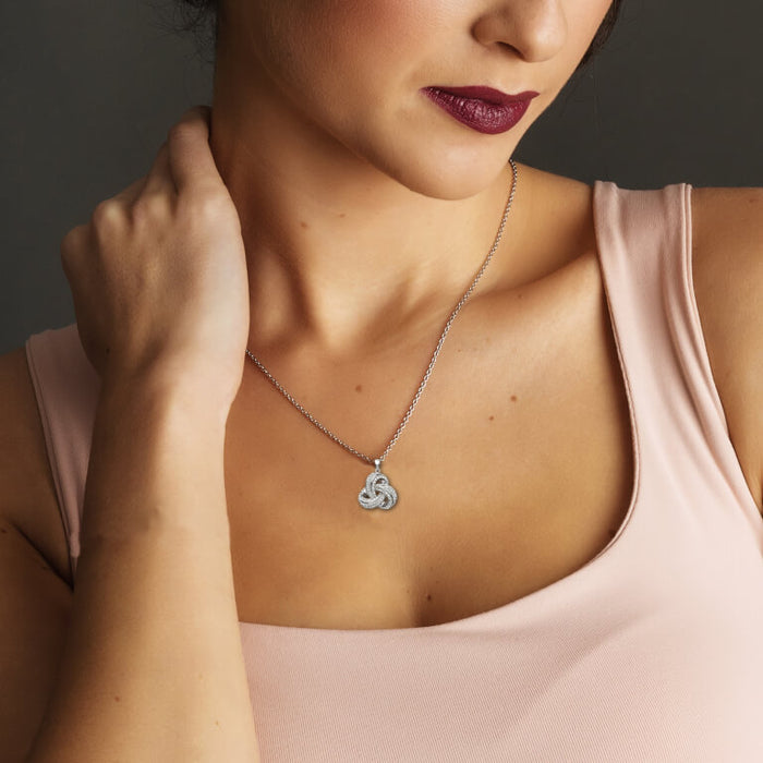 Trinity Swarovski Crystals Necklace