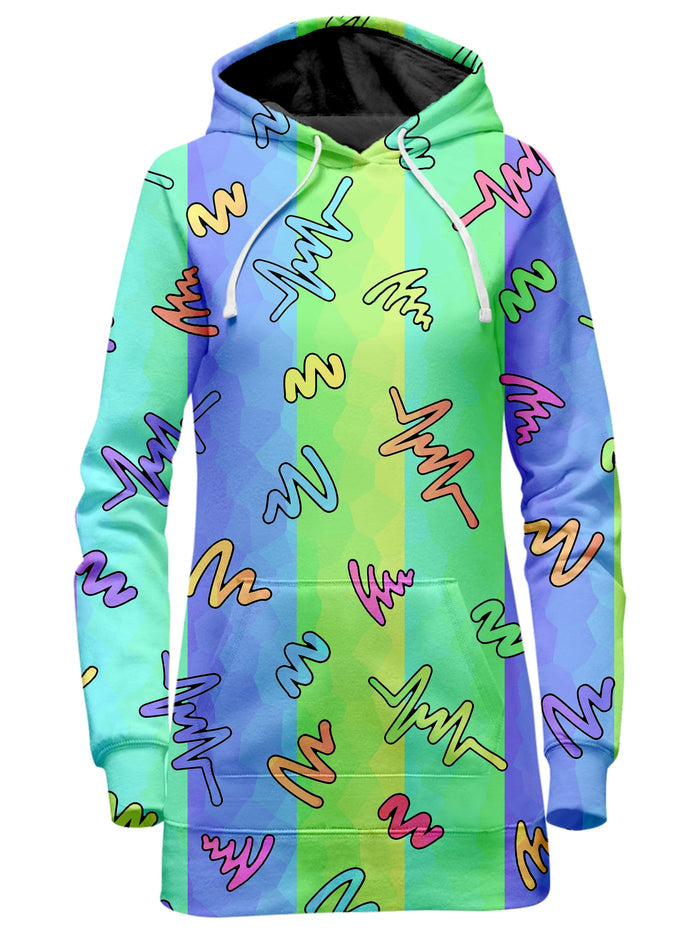 Trippy Doodles Hoodie Dress Sartoris Art Epic Hoodie