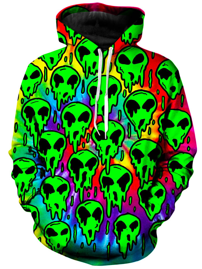Trippy Green Martian Hoodie On Cue Apparel Epic Hoodie