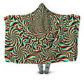 Trippy Swirl Hooded Blanket Art Designs Works Epic Hoodie