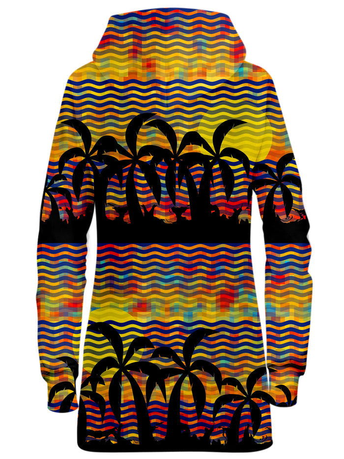 Trippy Tropical Nights Hoodie Dress Sartoris Art Epic Hoodie