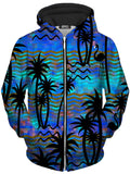 Tropical Dreams Unisex Zip-Up Hoodie Sartoris Art Epic Hoodie