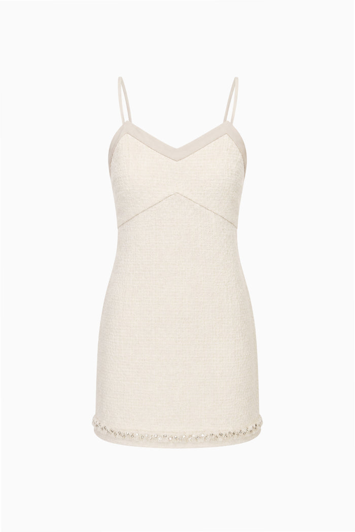 Tween Sue Embellished Tweed Dress