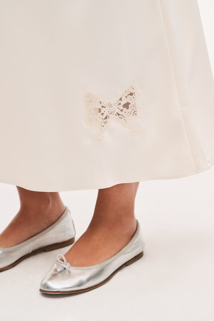 Tween Thyme Crepe Maxi Skirt