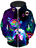 Upside Down Unisex Zip-Up Hoodie Heather McNeil Epic Hoodie