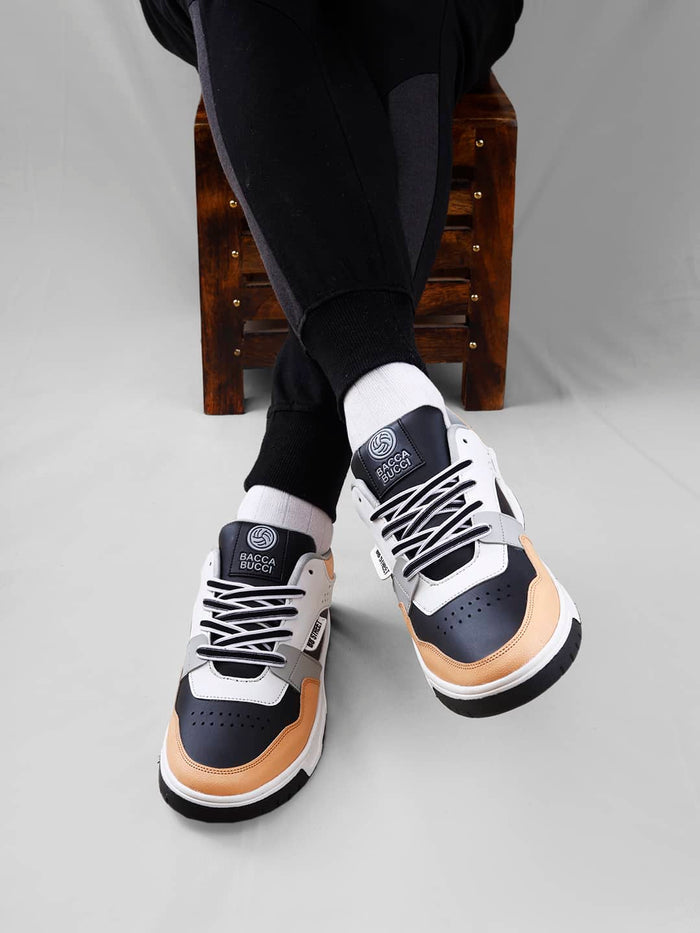 Bacca Bucci Urban Genesis 1.0 Sneakers: The Pinnacle of Street-Smart Elegance with Breathable Perforated Design and Robust Sole for the Modern Trailblazer