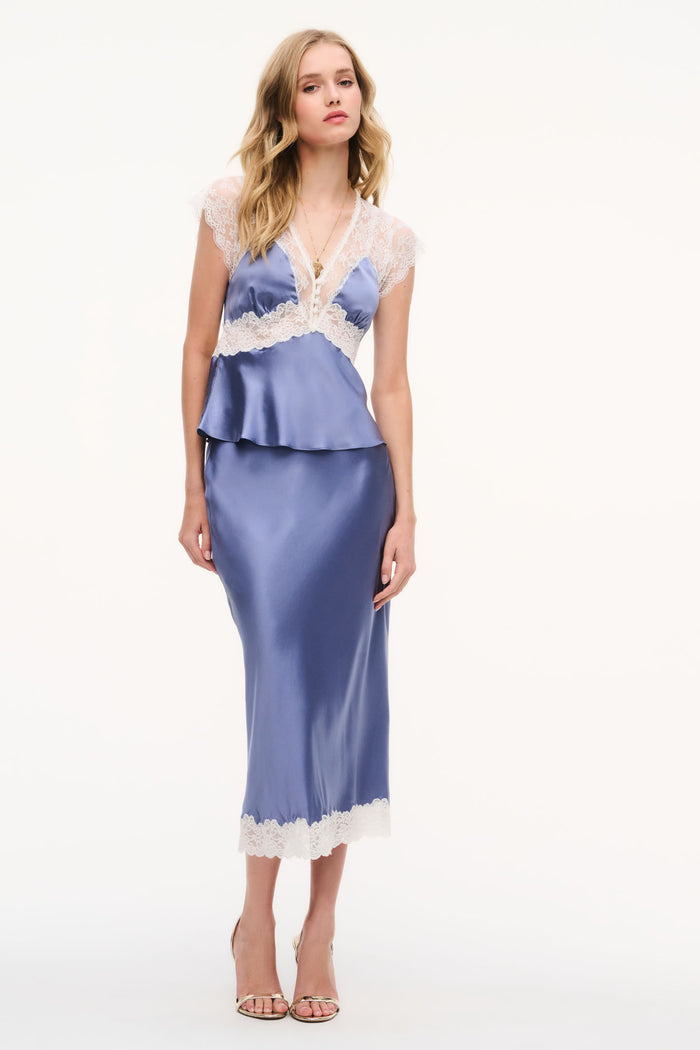 Verelle Silk-Blend Lace Top