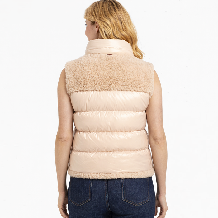 Women's Beige Teddy Shearling Jacket