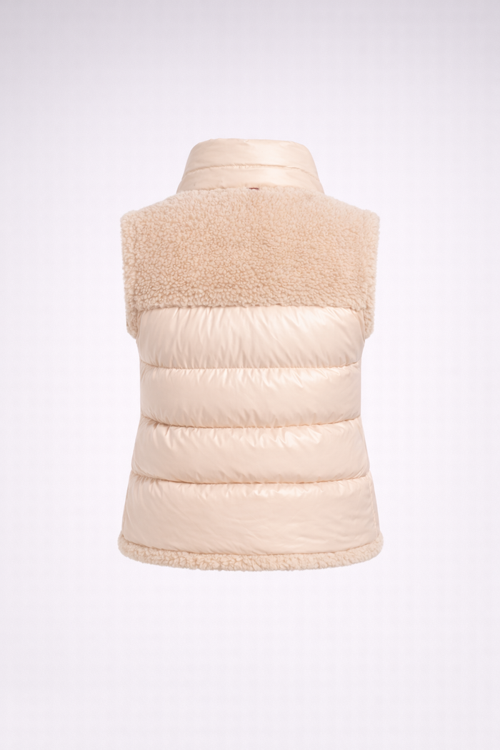 Women's Beige Teddy Shearling Jacket
