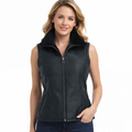 Women's Black Shearling Vest