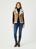 Women's Brown Shearling Fur Vest