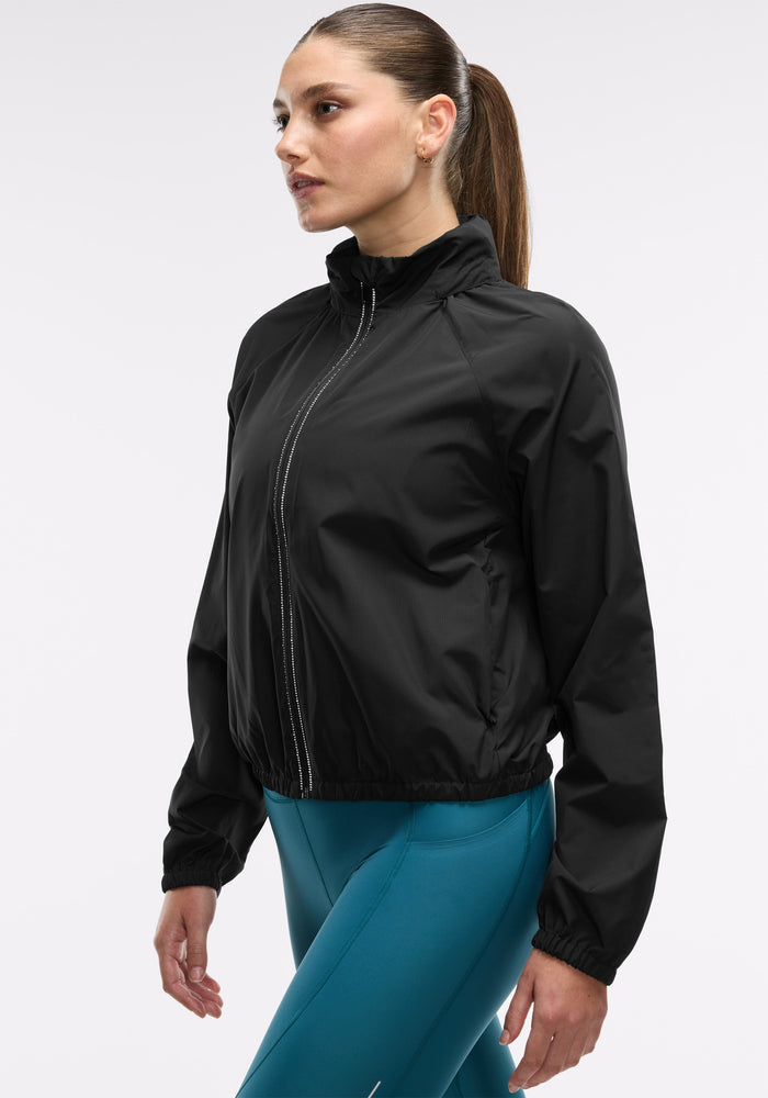 Woven Seamed Run Shell