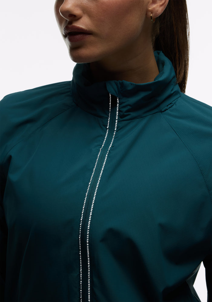 Woven Seamed Run Shell