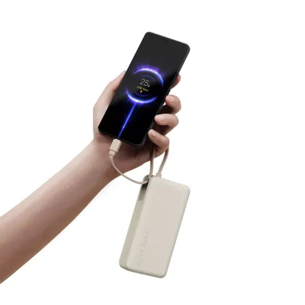 Xiaomi 67 W Power Bank 20000 mAh (Integrated Cable) Tan - Prijenosni punjač