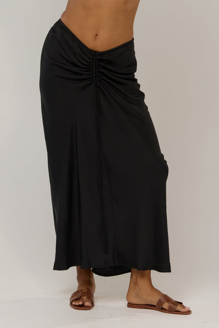 This is an image of Ziggy in Black - RESA featuring a model wearing the dress